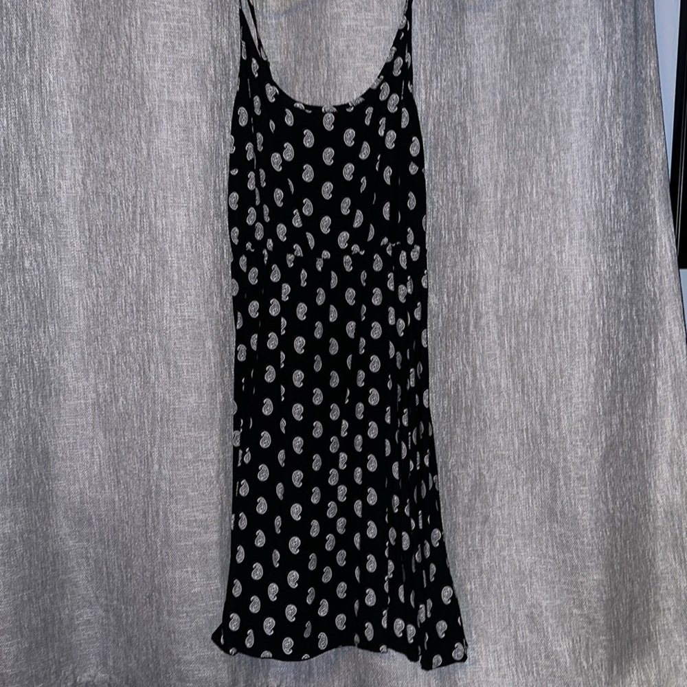 GAP NWT BLACK DRESS PAISLEY PRINT SIZE SMALL